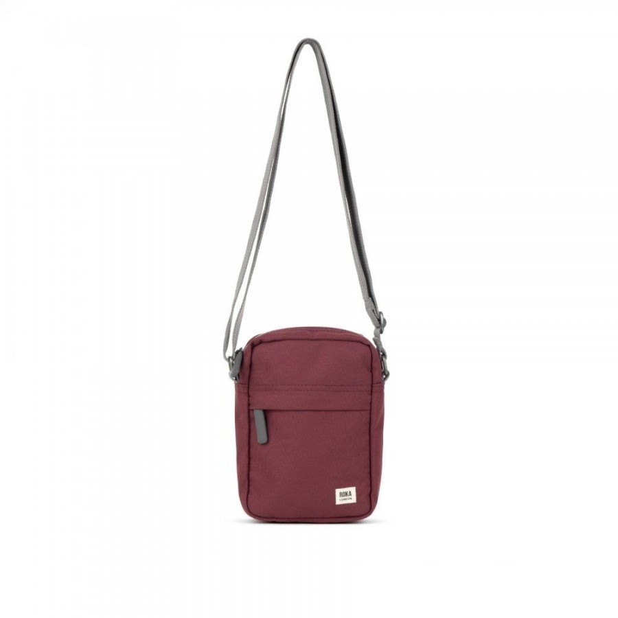 Bags Roka London | Bond Recycled Canvas Zinfandel