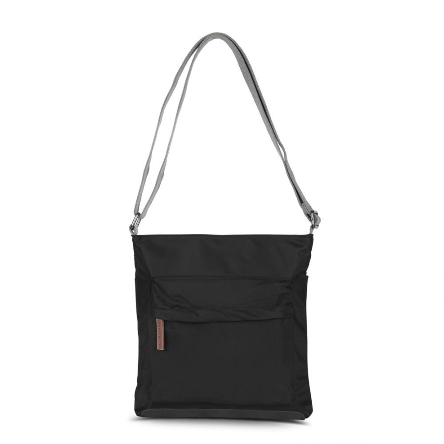 Bags Roka London | Kennington B Medium Sustainable Nylon Black