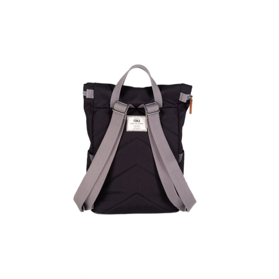 Bags Roka London | Finchley A Small Sustainable Canvas Ash