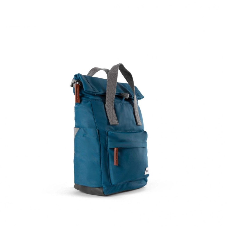 Bags Roka London | Canfield B Small Sustainable Nylon Marine