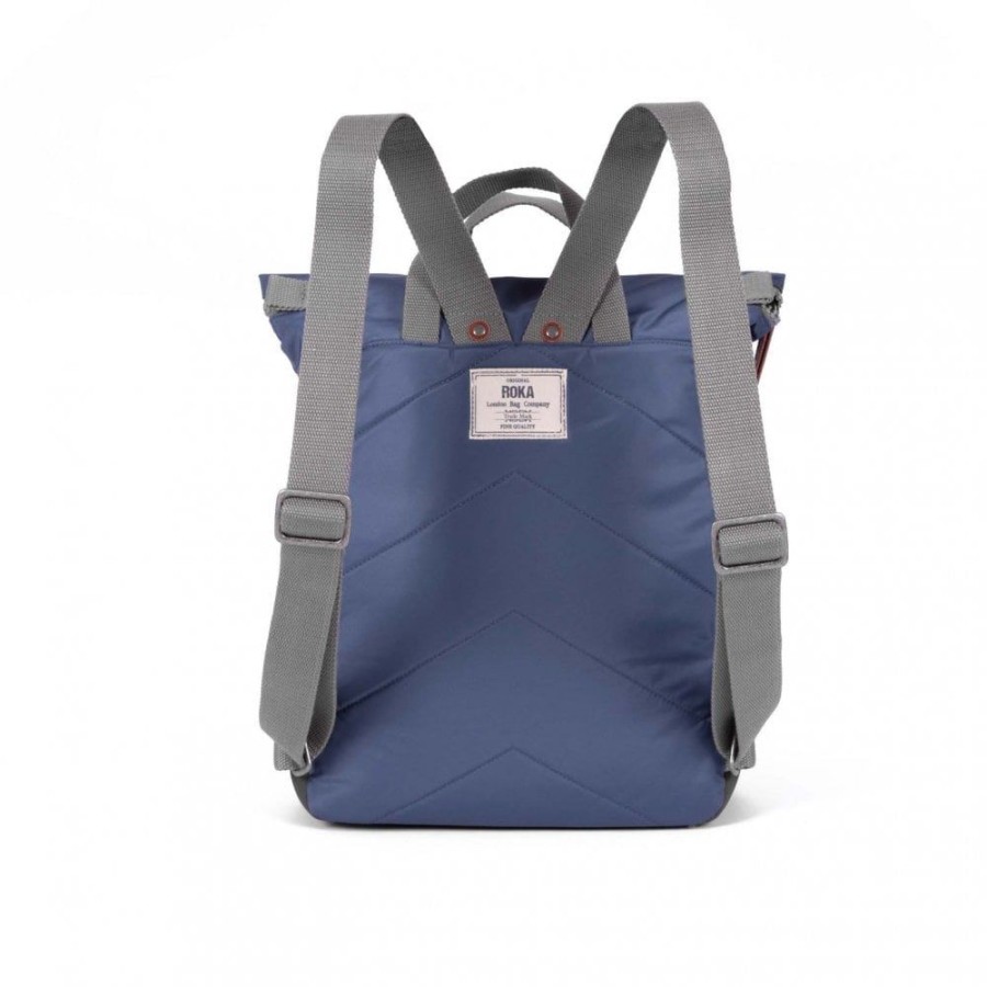 Bags Roka London | Canfield B Medium Sustainable Nylon Airforce