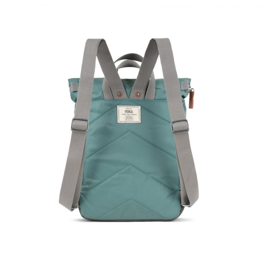 Bags Roka London | Canfield B Medium Recycled Nylon Sage