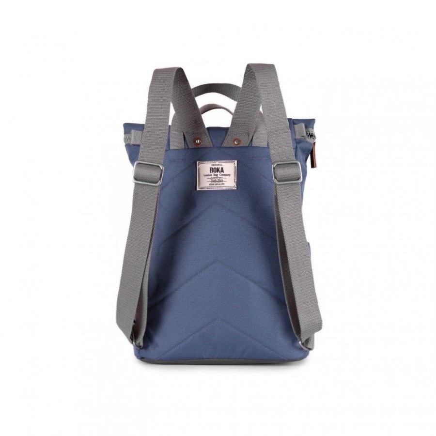 Bags Roka London | Finchley A Medium Sustainable Canvas Airforce