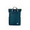 Bags Roka London | Finchley A Medium Sustainable Canvas Teal