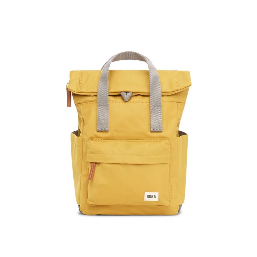 Bags Roka London | Canfield B Small Sustainable Nylon Corn