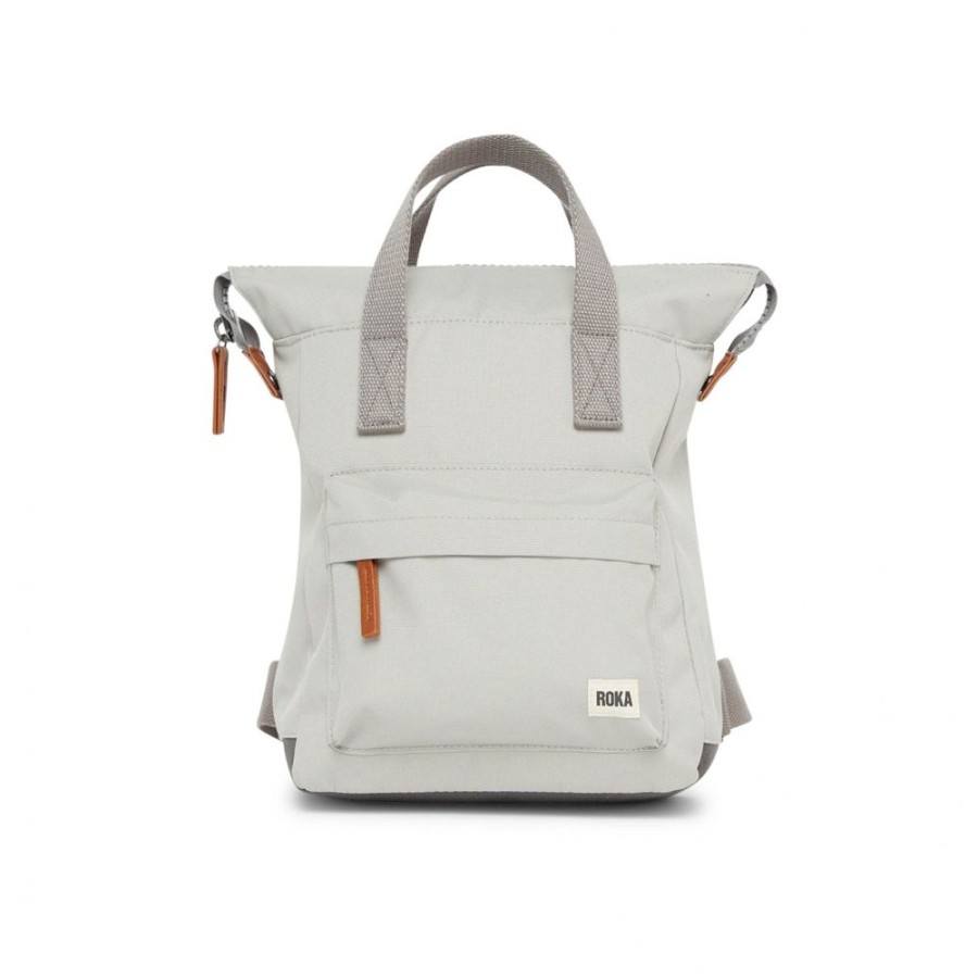 Bags Roka London | Bantry B Small Sustainable Canvas Mist