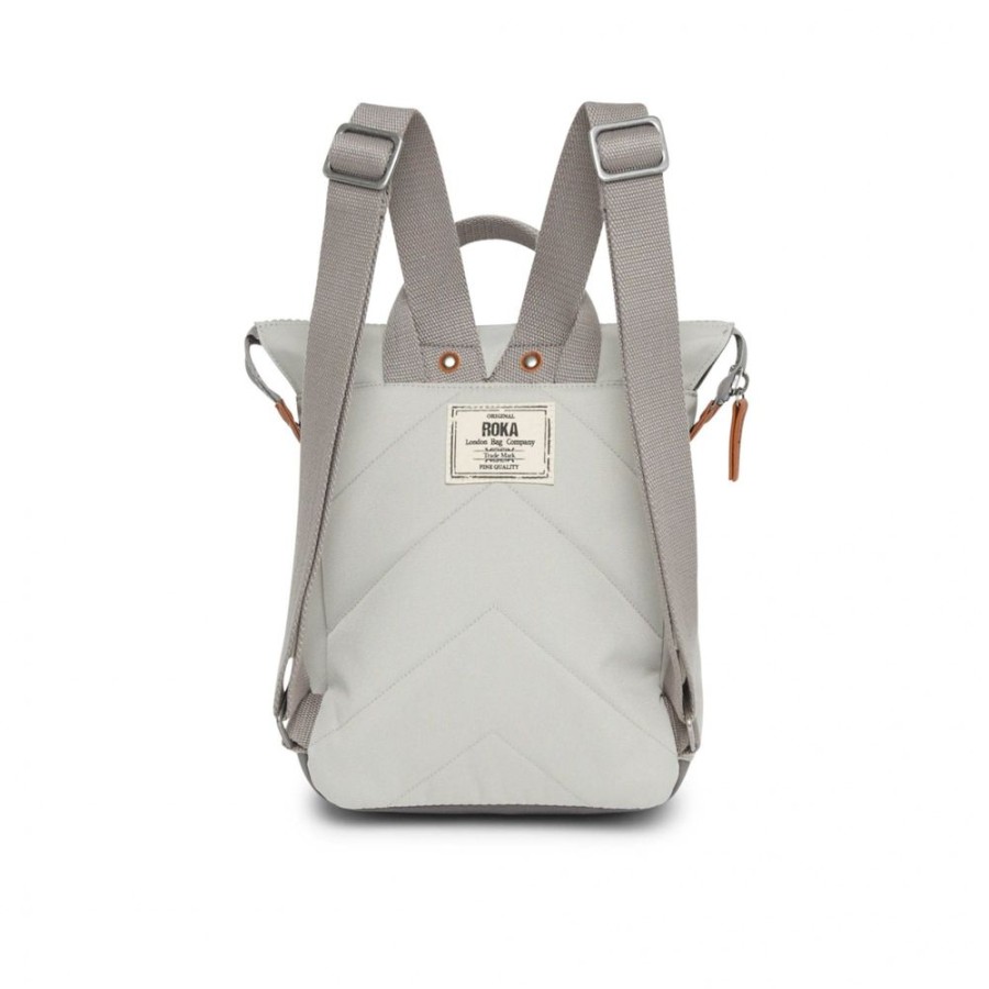 Bags Roka London | Bantry B Small Sustainable Canvas Mist