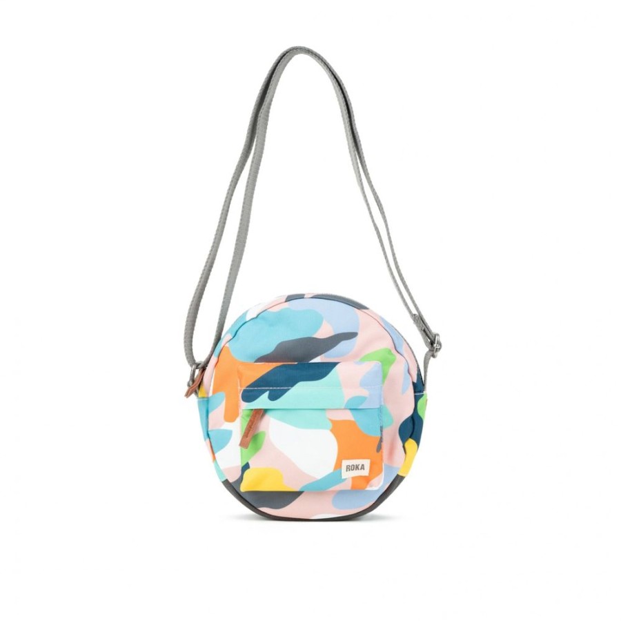 Bags Roka London | Paddington B Small Recycled Canvas Mellow Camo