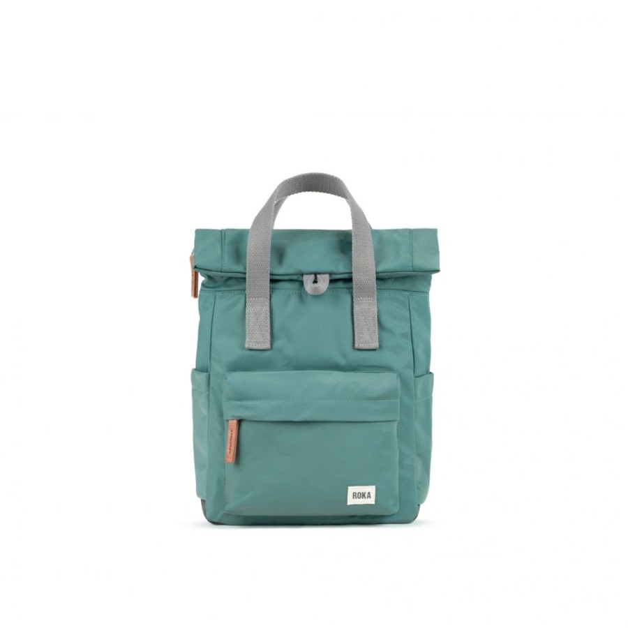 Bags Roka London | Canfield B Small Recycled Nylon Sage