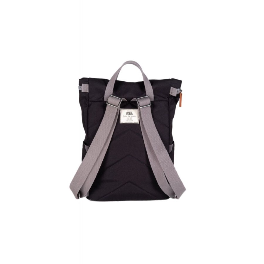 Bags Roka London | Finchley A Medium Sustainable Canvas Ash