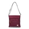 Bags Roka London | Kennington B Medium Sustainable Nylon Plum