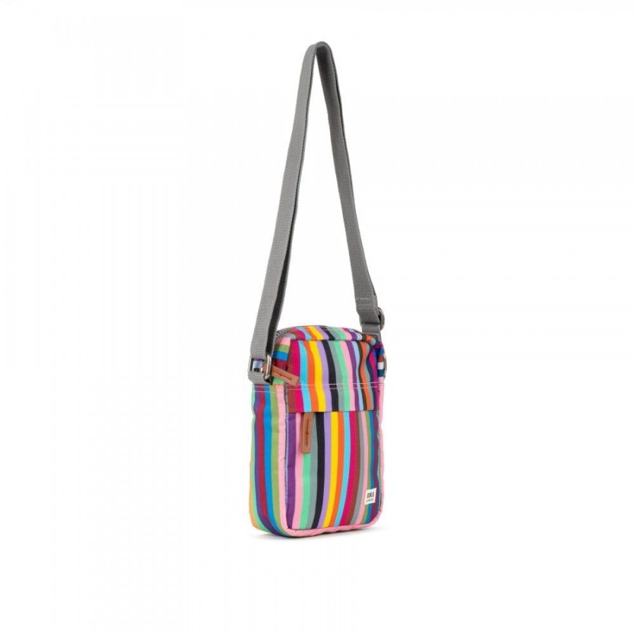 Bags Roka London | Bond Recycled Canvas Multi Stripe