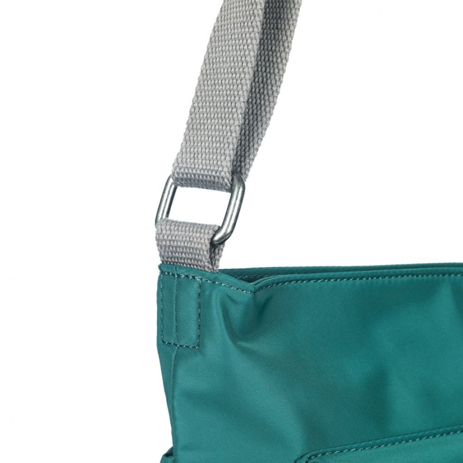 Bags Roka London | Kennington B Medium Sustainable Nylon Teal