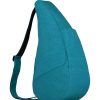 Bags Healthy Back Bag | 6304-Cp Capri Blue Textured Nylon Medium