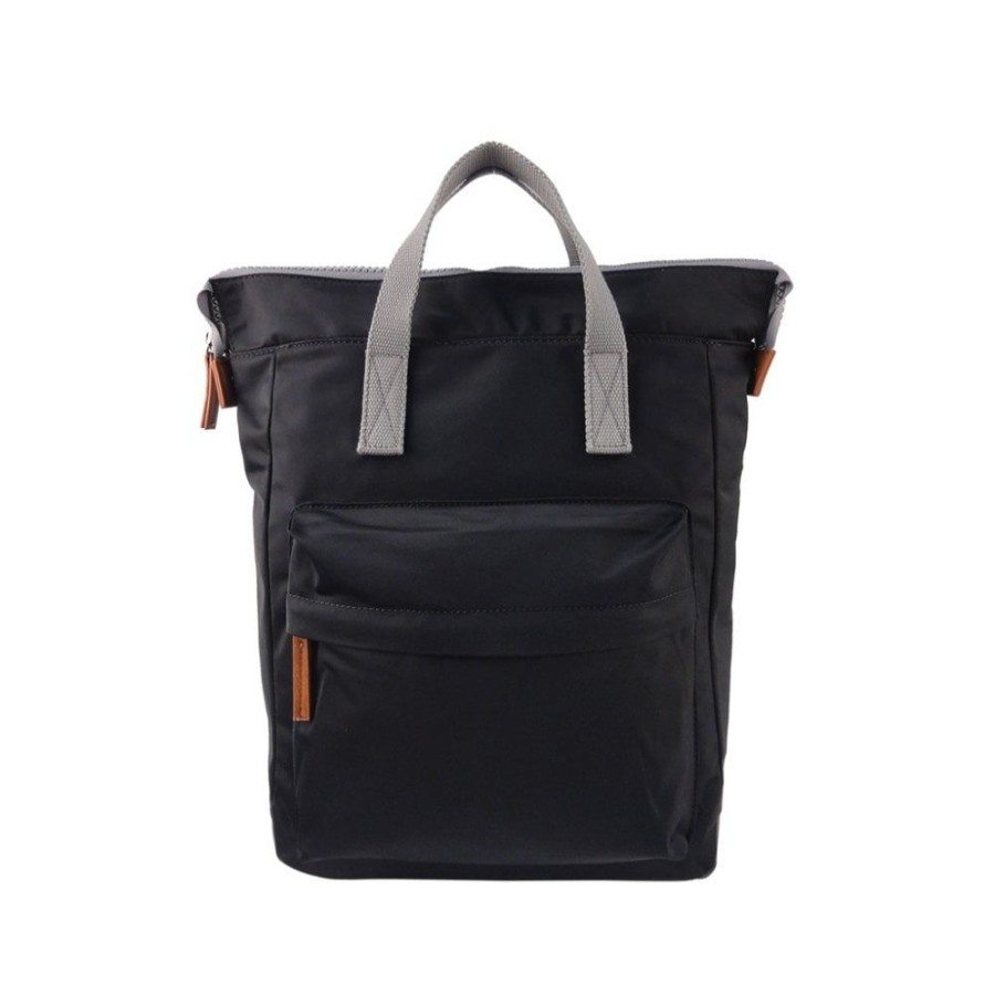 Bags Roka London | Bantry B Medium Sustainable Nylon Black