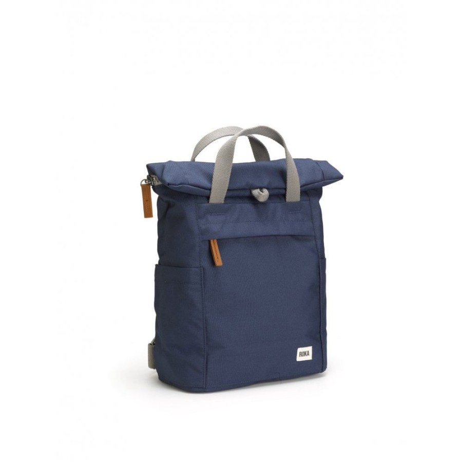 Bags Roka London | Finchley A Medium Sustainable Canvas Mineral