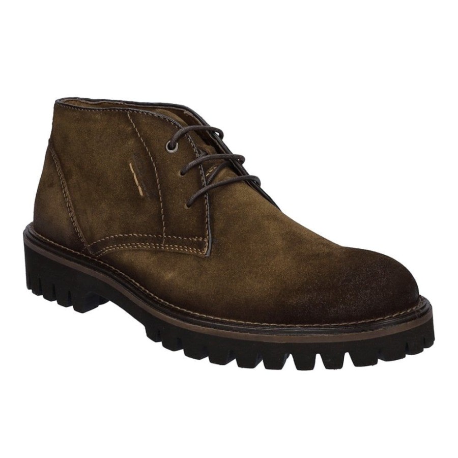 Mens Josef Seibel | Romed 03 Suede Brown