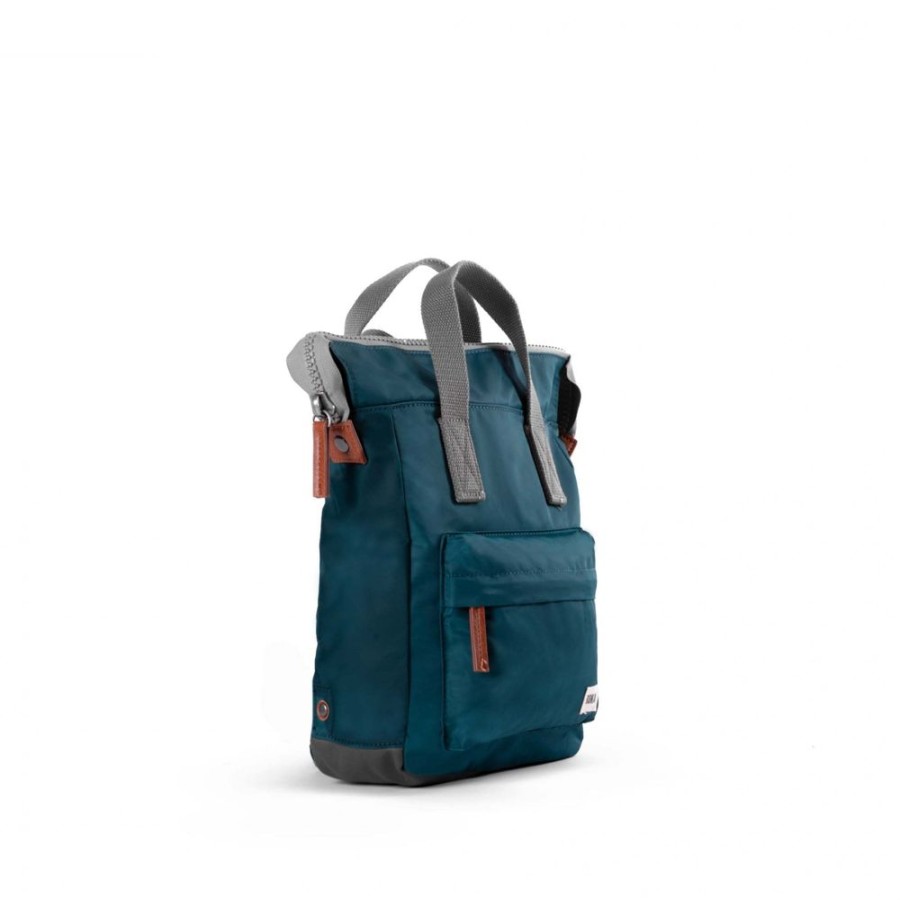 Bags Roka London | Bantry B Teal Small Recycled Nylon