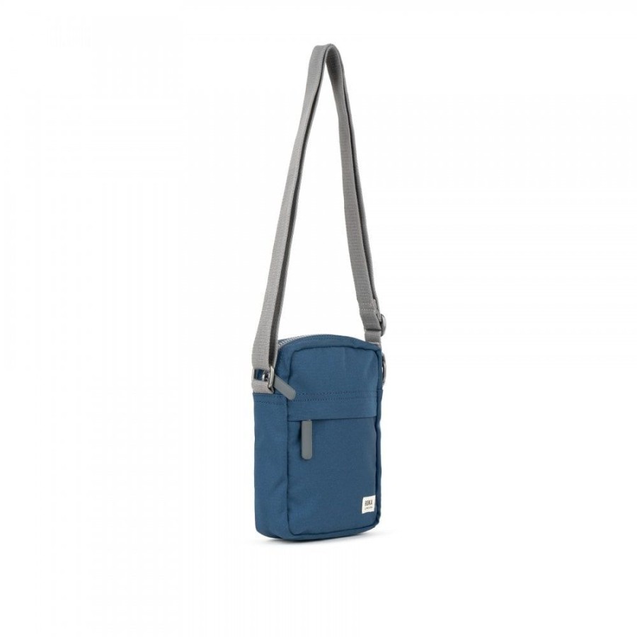 Bags Roka London | Bond Recycled Canvas Deep Blue