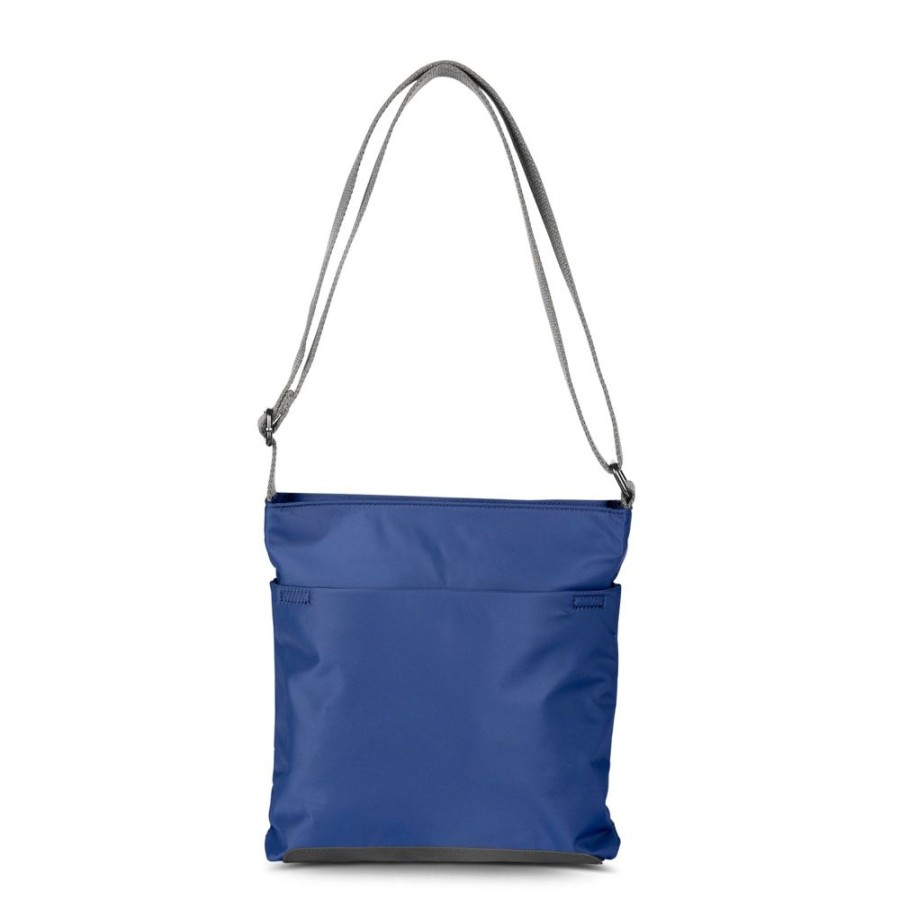 Bags Roka London | Kennington B Medium Sustainable Nylon Burnt Blue