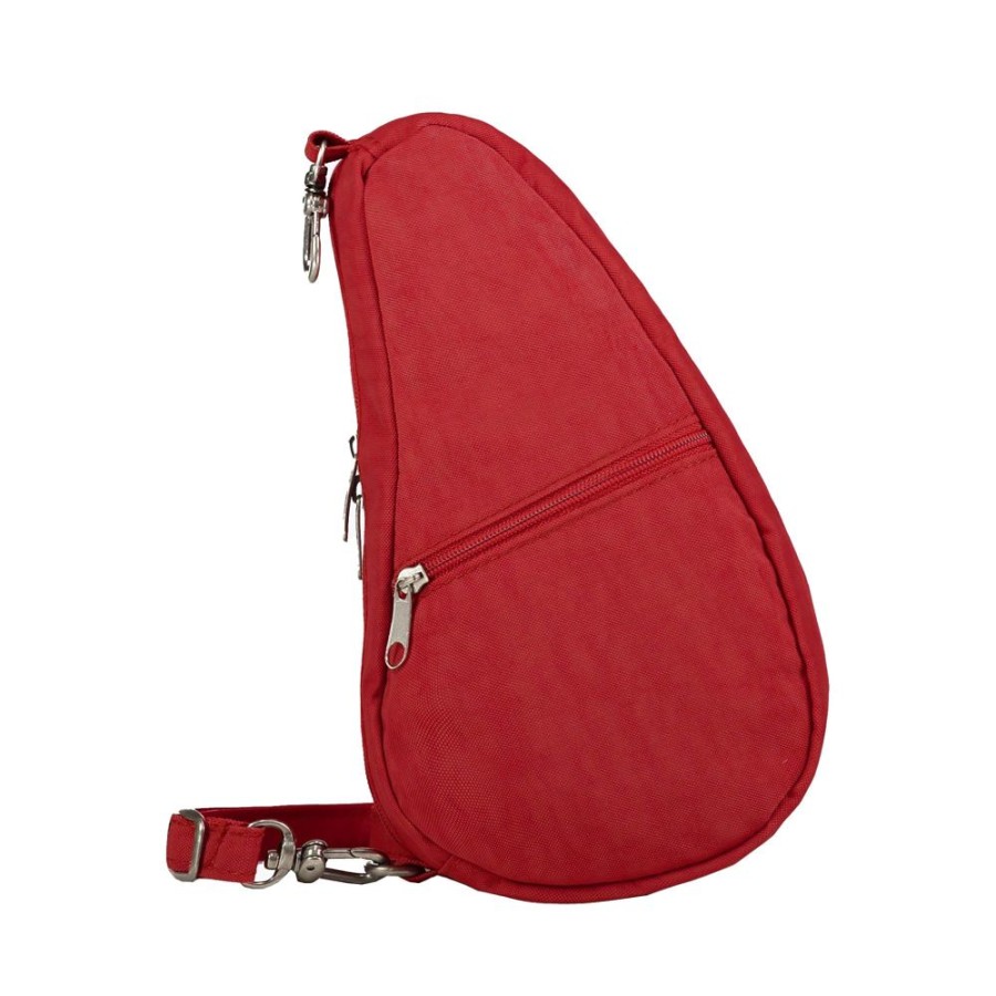 Bags Healthy Back Bag | 6100-Cr Crimson Textured Nylon Mini Baglett