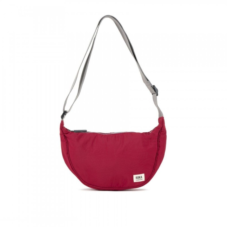 Bags Roka London | Farringdon Recycled Taslon Berry