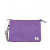 Bags Roka London | Carnaby Xl Recycled Canvas Imperial Purple