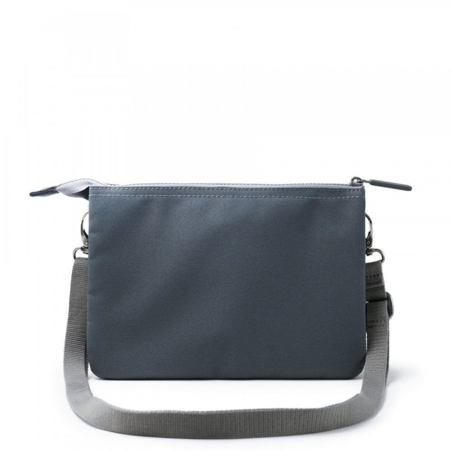 Bags Roka London | Carnaby Xl Recycled Canvas Smoke