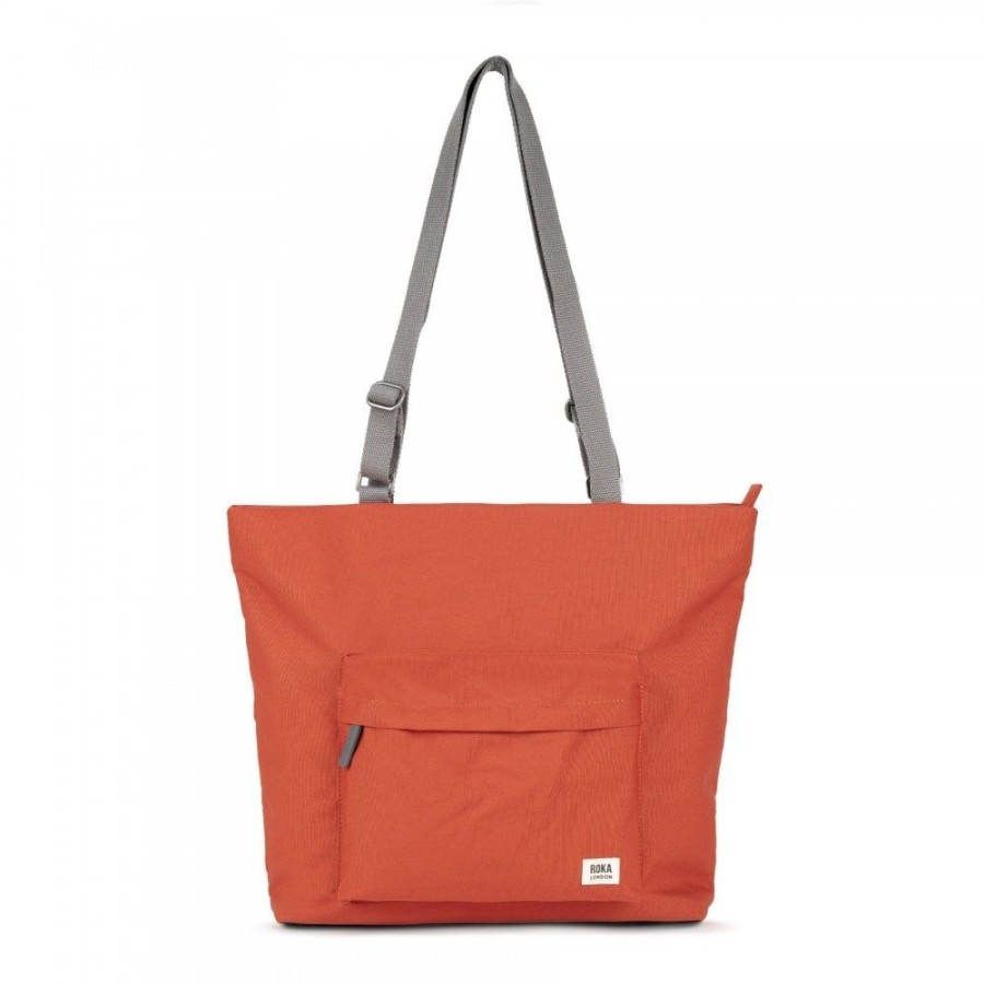 Bags Roka London | Trafalgar B Recycled Canvas Rooibos