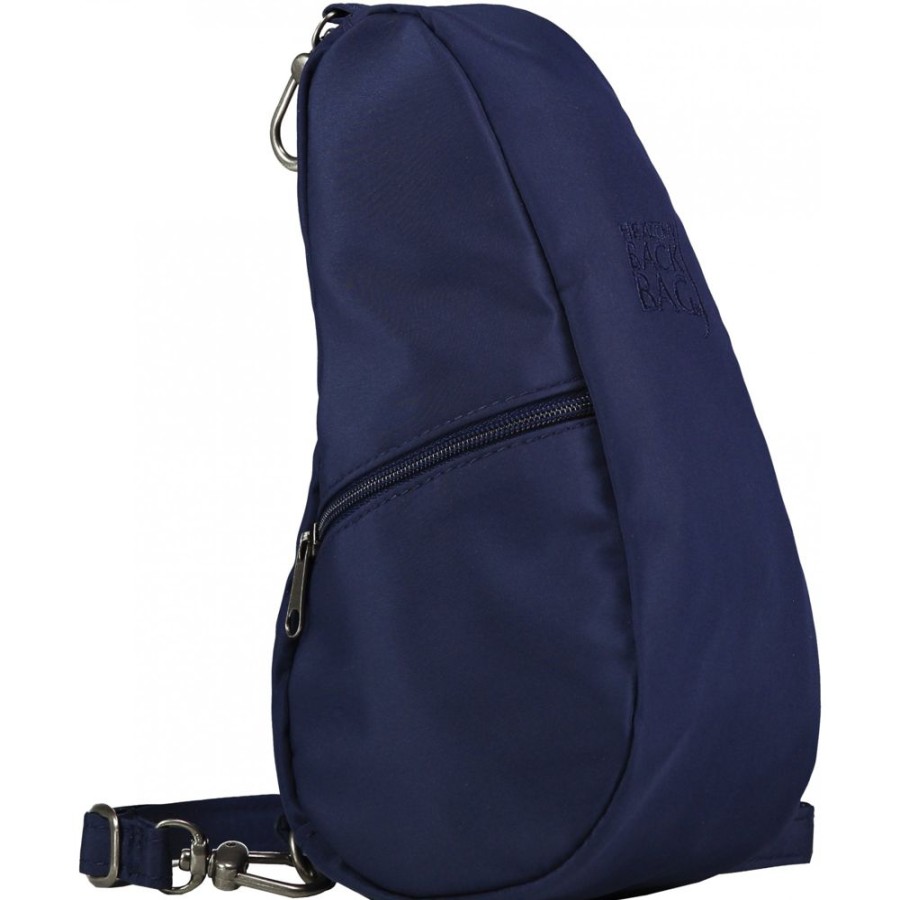 Bags Healthy Back Bag | 7100 Nv Navy Microfibre Mini Baglett