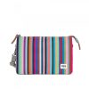 Bags Roka London | Carnaby Xl Recycled Canvas Multi Stripe