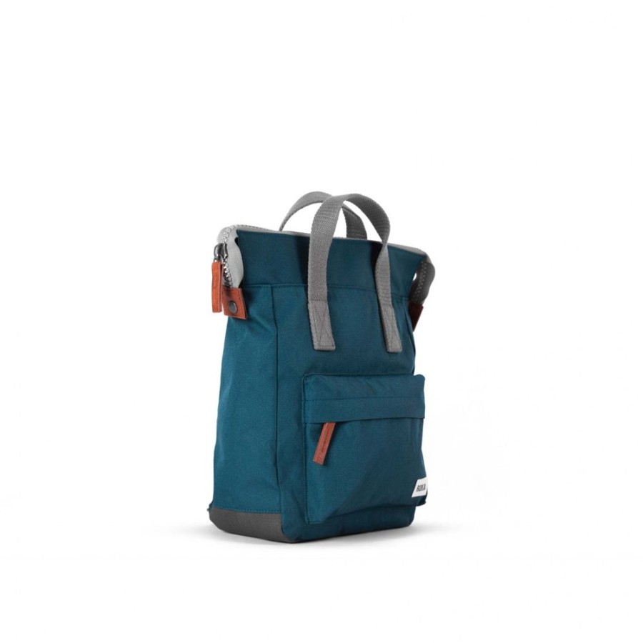 Bags Roka London | Bantry B Small Sustainable Canvas Teal