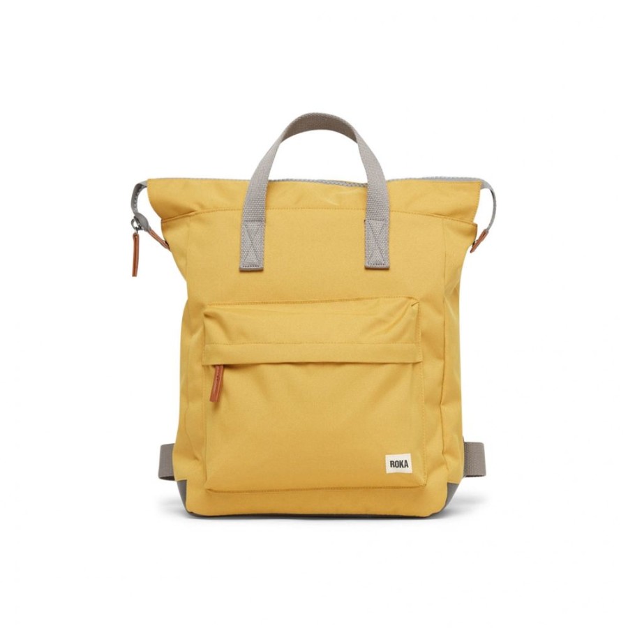 Bags Roka London | Bantry B Small Sustainable Canvas Flax