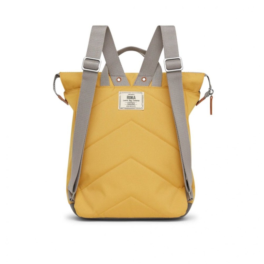 Bags Roka London | Bantry B Small Sustainable Canvas Flax